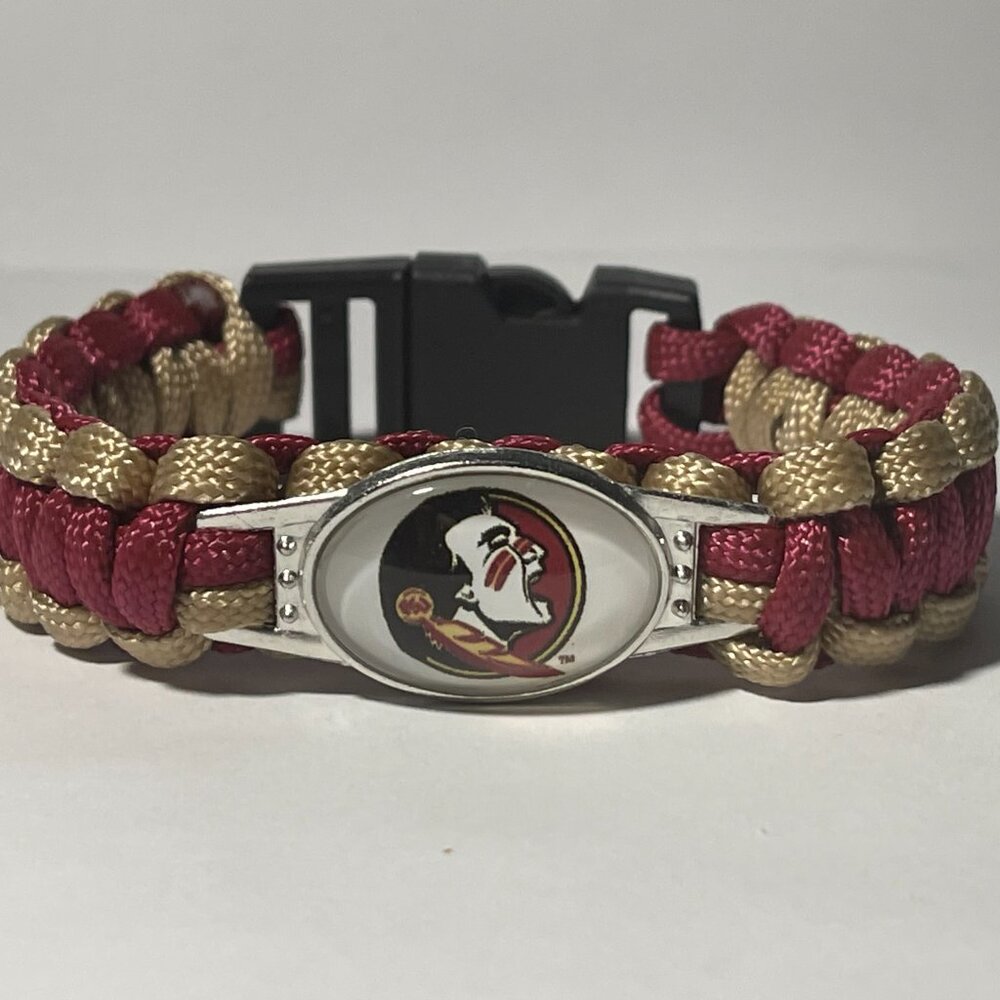 Florida State Seminole NCAA Paracord Bracelet NEW